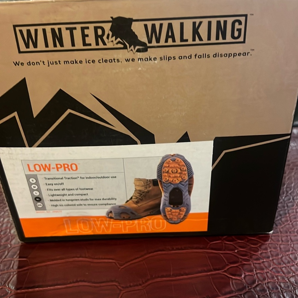 Winter walking low-pro for shoes